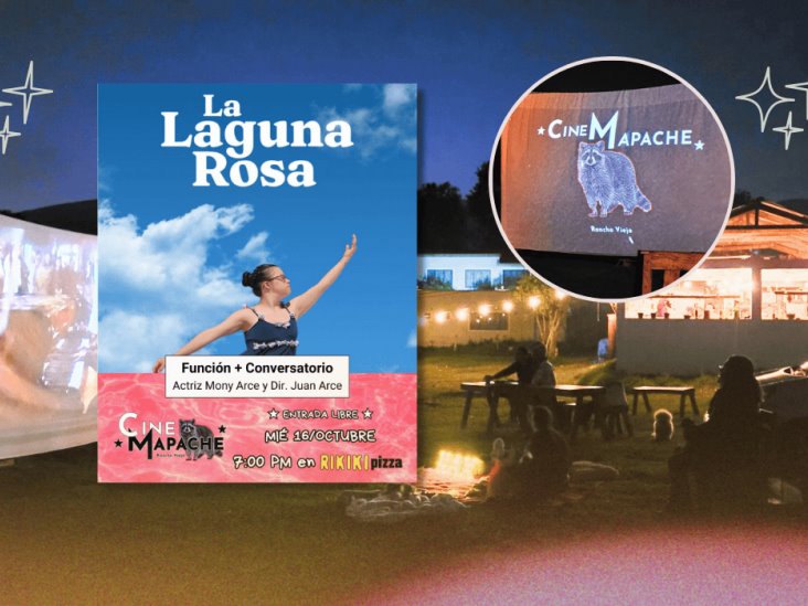 CineMapache te invita a ver La Laguna Rosa y charla con Mony Arce y Juan Arce