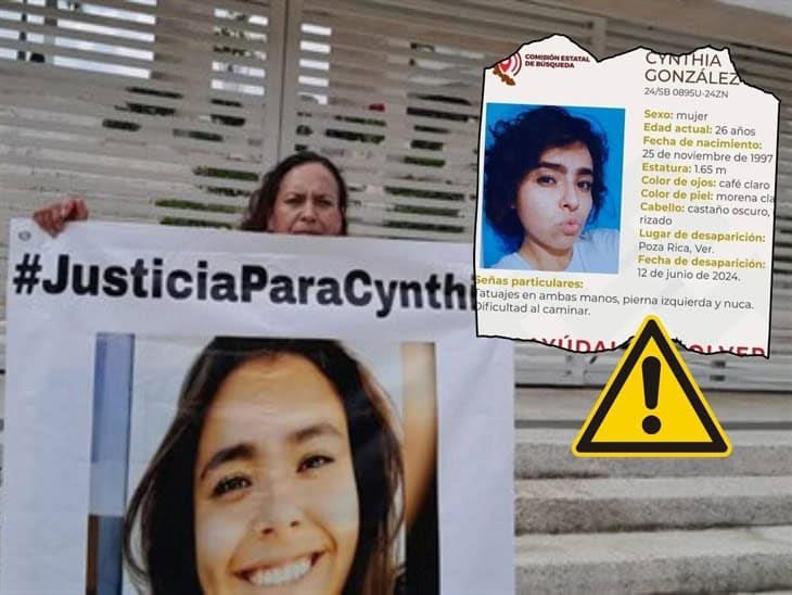 Familiares de Cynthia González, joven desaparecida en Poza Rica, piden protección