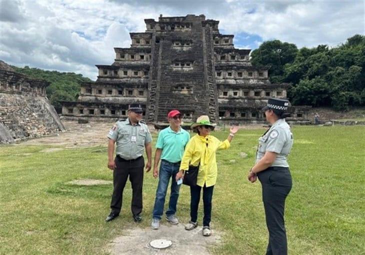 Guardia Nacional garantiza la seguridad en la zona arqueológica de El Tajín