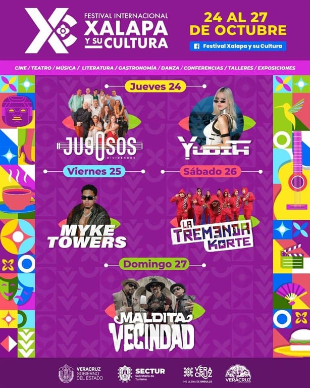 Este es el elenco artístico del Festival Xalapa y su Cultura 2024: checa las fechas 