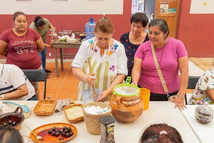 Culmina taller gastronómico en Misantla; este fue el platillo típico que realizaron