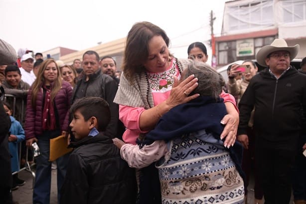 “Seré empleada del pueblo”, dijo Rocío Nahle durante su visita a Perote