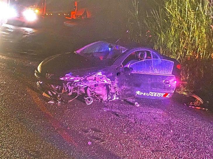 Se registra accidente en la carretera Tlapacoyan-Teziutlán; embarazada resulta lesionada 