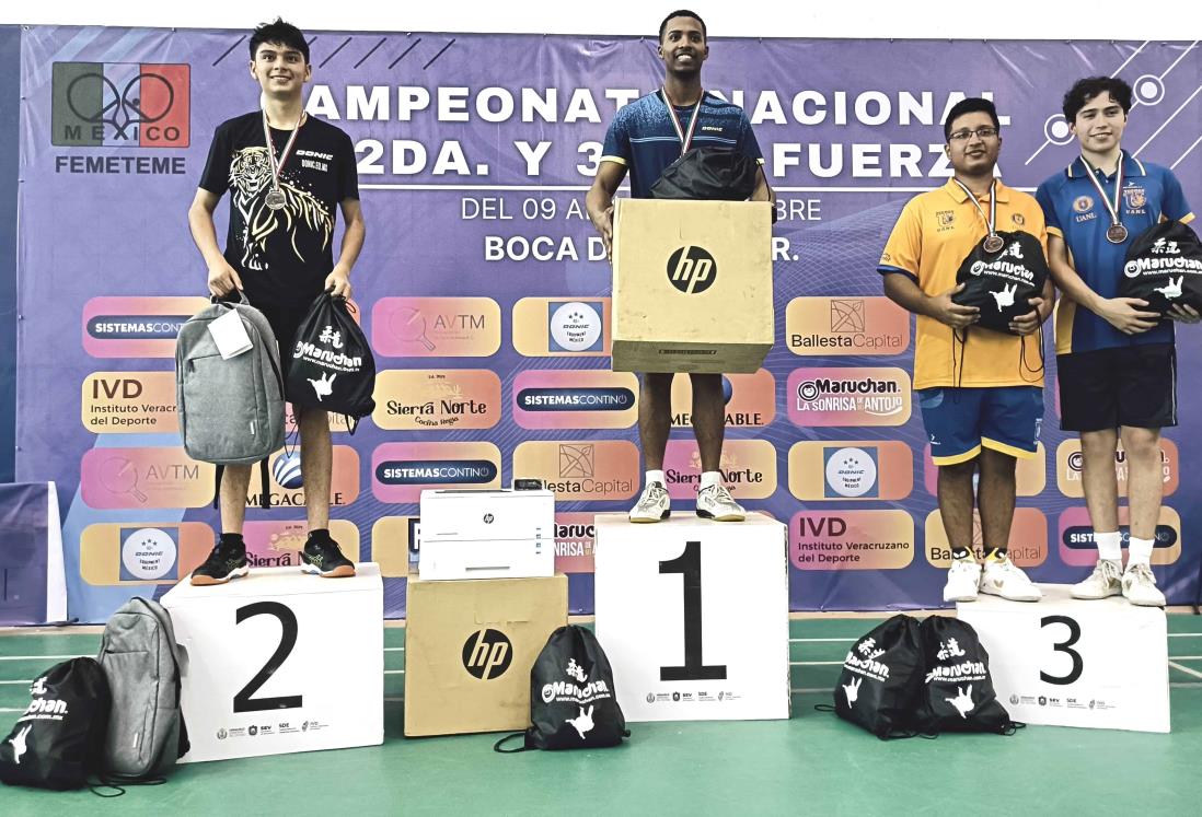 Éxito Campeonato Nacional de Tenis de Mesa