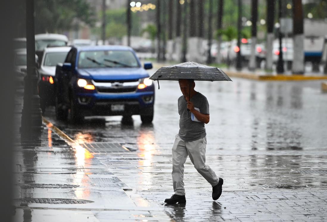 A qué hora lloverá con más intensidad en Veracruz este lunes 14 de octubre