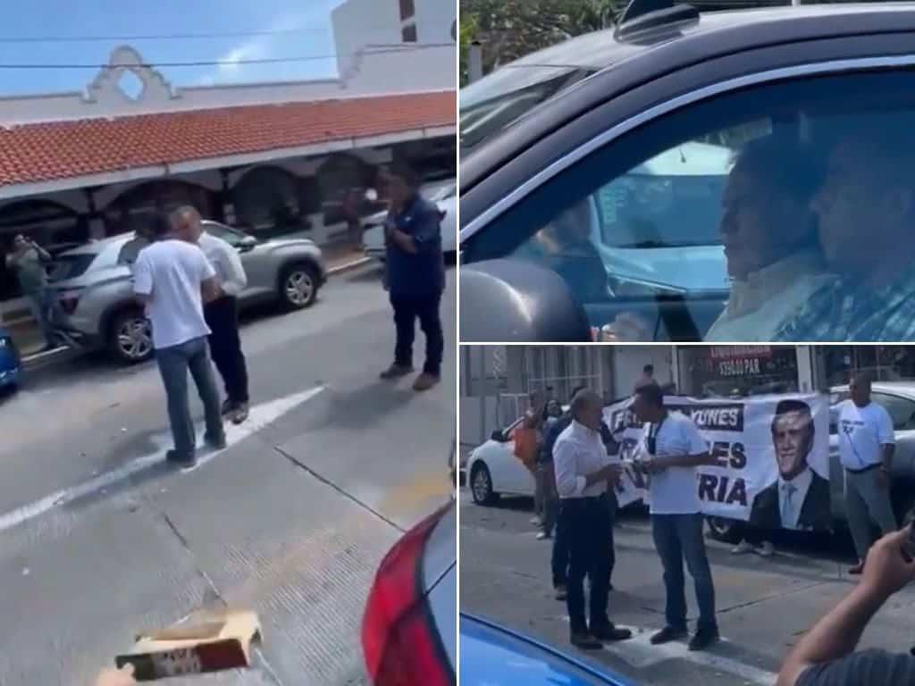 ¡Yunes traidor! a gritos corren de restaurante al ex gobernador de Veracruz l VIDEO