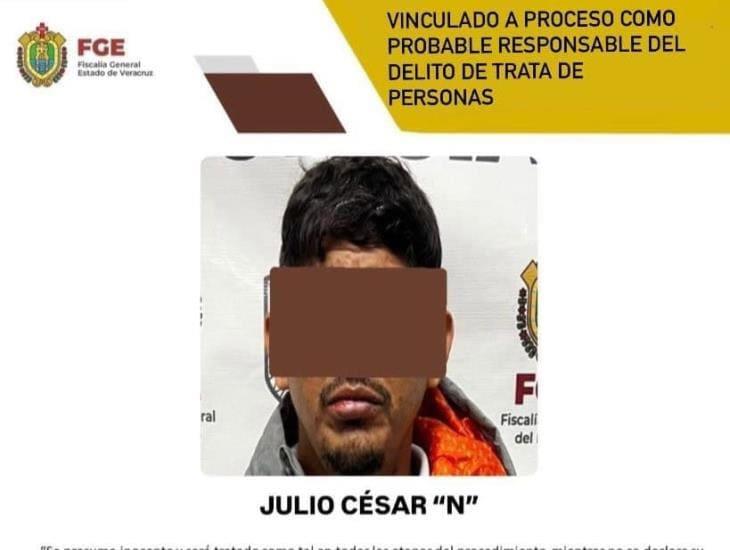 Vinculan a proceso a Julio César “N”, por el delito de trata de personas contra seis colombianas en Veracruz