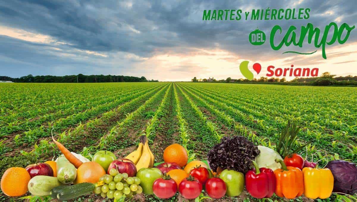 Martes y miércoles del campo en Soriana: estas son las ofertas del 15 y 16 de octubre