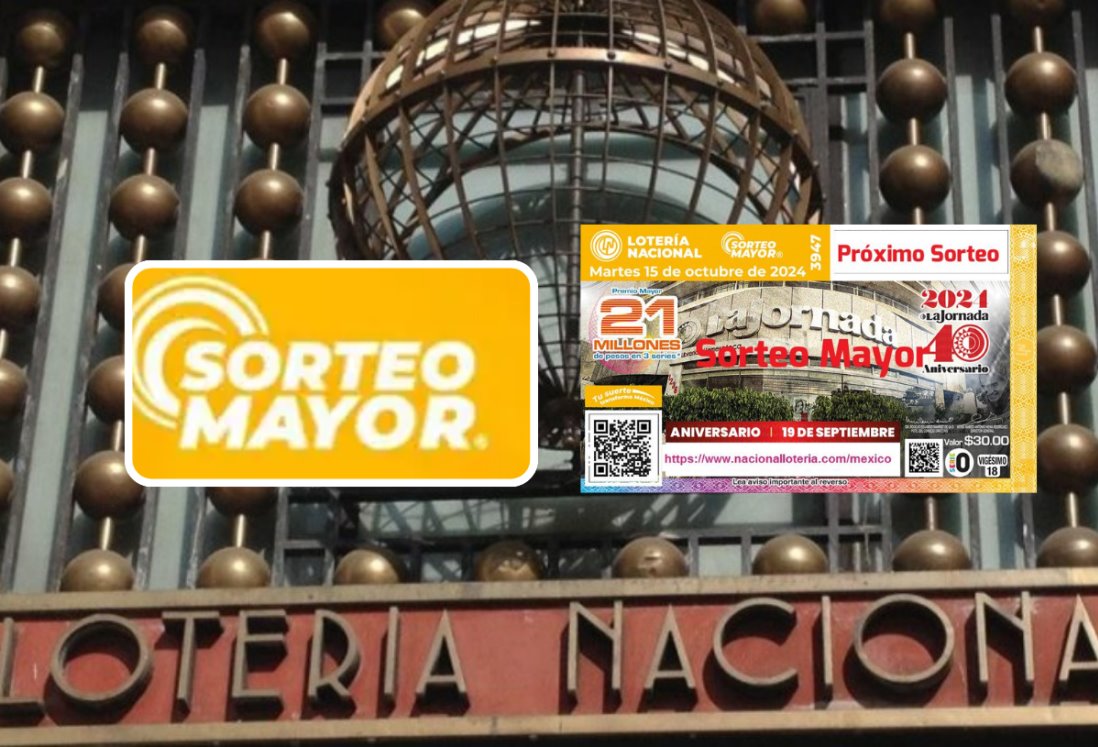 Lotería Nacional: ¿A qué hora y en dónde ver en vivo el Sorteo Mayor de HOY martes 15 de octubre?