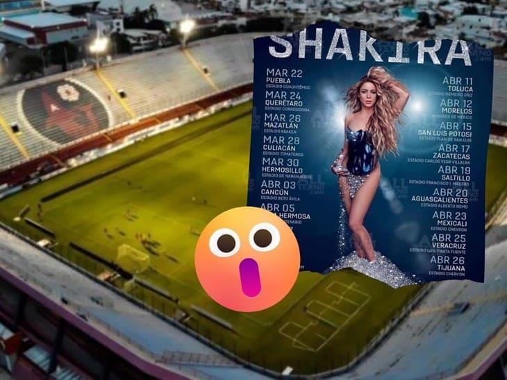 ¿Ya mero? Estrenarían el Luis ´Pirata´ Fuente con concierto de Shakira en Veracruz