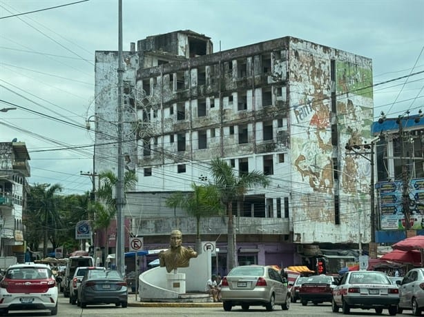 Así lucía el histórico hotel El Trópico en Minatitlán a inicios de los 50s