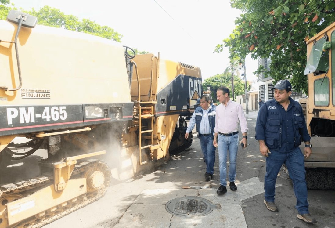 Avanza pavimentación en la colonia La Petrolera de Boca del Río