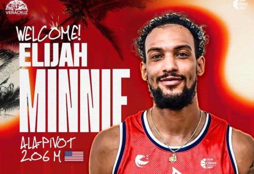 Llega Elijah Minnie como refuerzo de Halcones Rojos