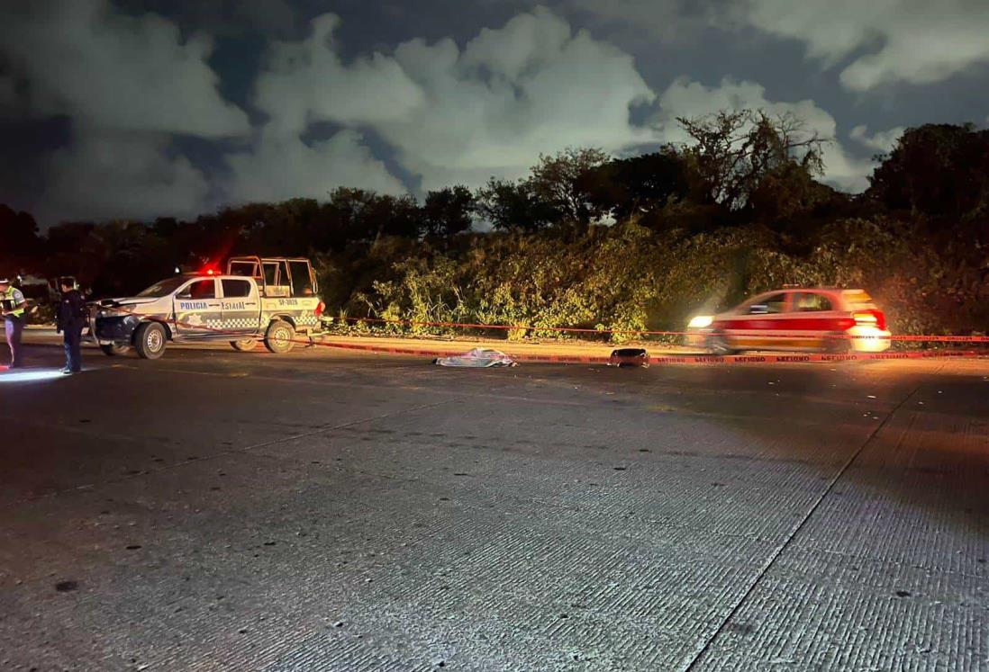 Hombre de 78 años pierde la vida atropellado en el Kilómetro 13.5 en Veracruz | VIDEO