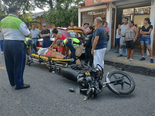 Choque de motocicletas en El Tejar deja a una mujer gravemente herida