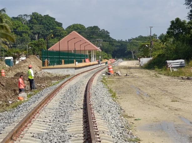 Tren Interoceánico: A nada de concluir la estación de Moloacán | VIDEO