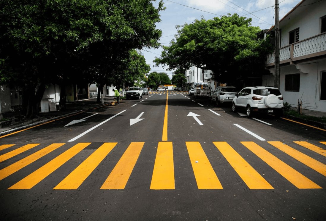 Finaliza pavimentación de Avenida Mar Mediterráneo en Boca del Río