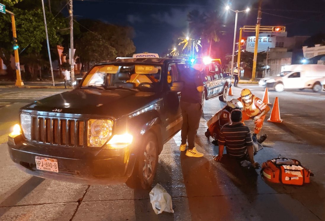 Atropellan a hombre en avenida Ignacio Allende de Veracruz