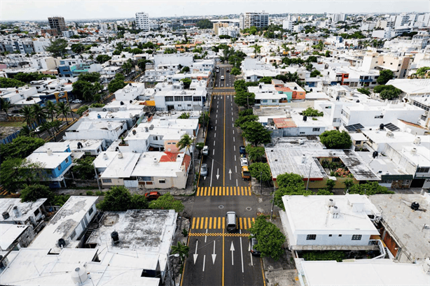 Finaliza pavimentación de Avenida Mar Mediterráneo en Boca del Río