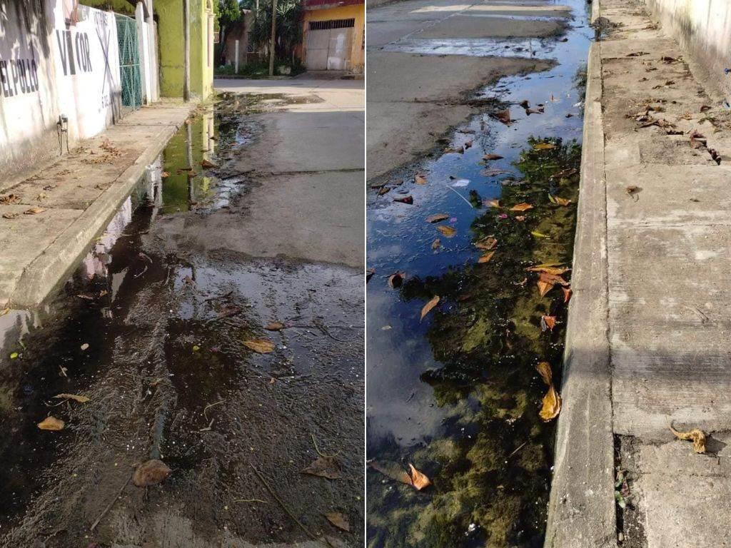 No soportan pestilencia en calles de Nanchital; exigen intervención de CAEV