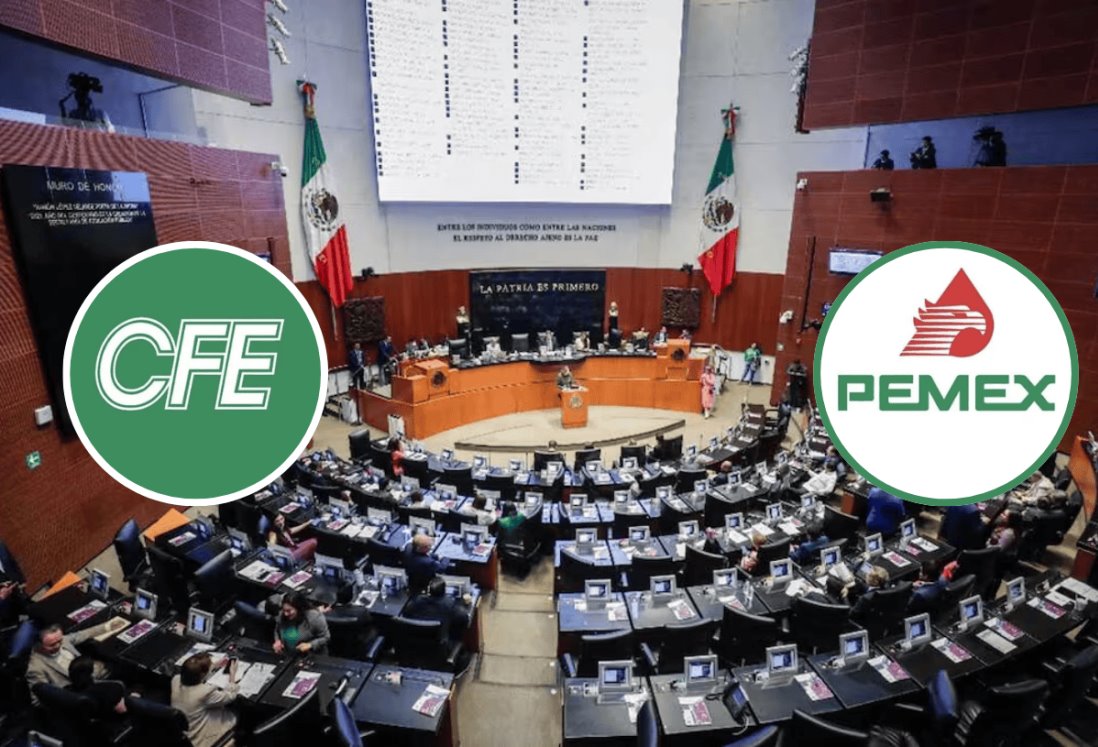 Senado de la República aprueba que Pemex y CFE sean empresas públicas