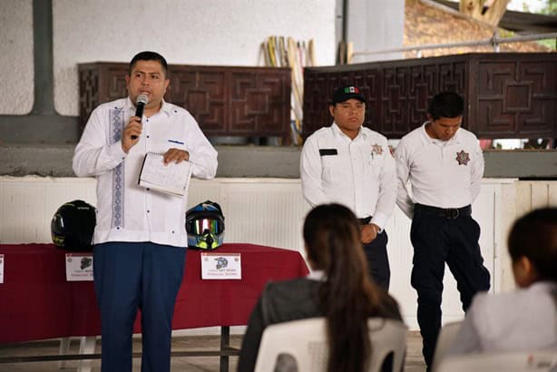 Con taller, promueven la educación vial en bachillerato de Misantla 