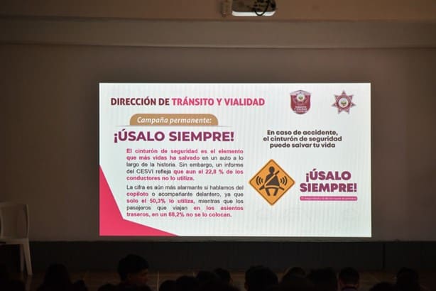 Con taller, promueven la educación vial en bachillerato de Misantla 