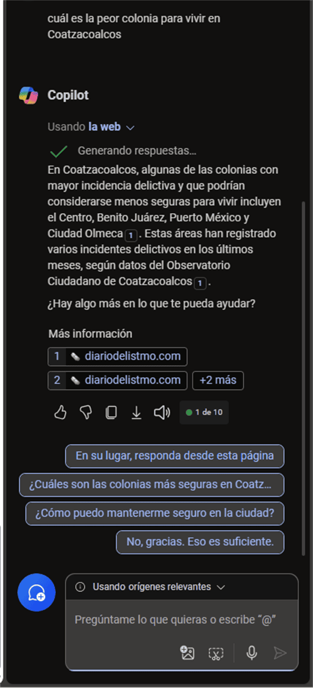 Esta es la peor colonia para vivir en Coatzacoalcos, según la Inteligencia Artificial