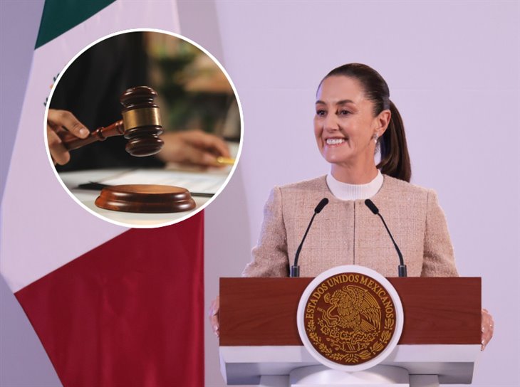 Claudia Sheinbaum denuncia a jueza en Veracruz por amparo contra reforma judicial