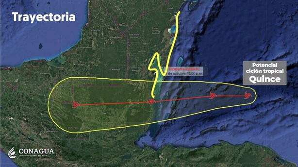 Ciclón Nadine se aproxima; mantienen Alerta Gris por Frente Frío 4 en Coatzacoalcos