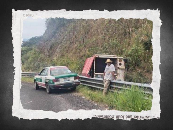 Vuelca camioneta en la carretera Xalapa-Alto Lucero