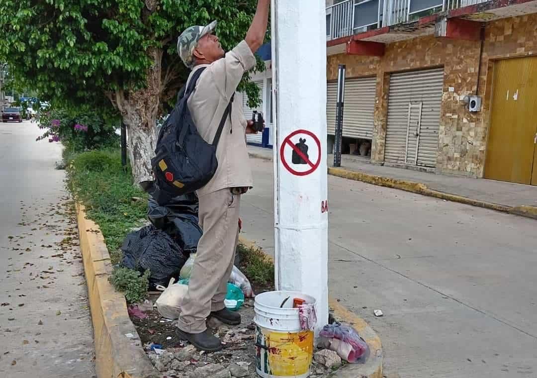 Espacios públicos de Las Choapas lucen como basureros; deficiente recolección