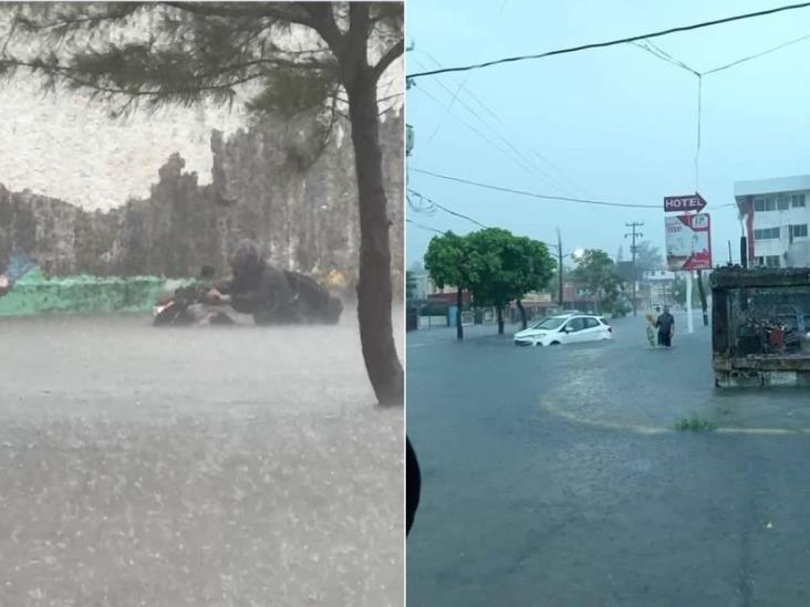 Estas colonias se inundaron en minutos tras lluvia en Coatzacoalcos ¡tome precauciones! | FOTOS