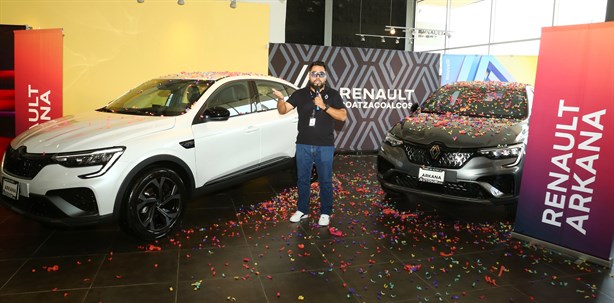 La agencia de autos Renault Coatzacoalcos efectuó la presentación del nuevo modelo "ARKANA", diseño francés esprit alpine.