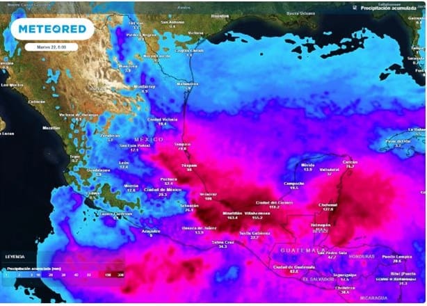 Tormenta Tropical Nadine: Estos serán los estados afectados con lluvias torrenciales