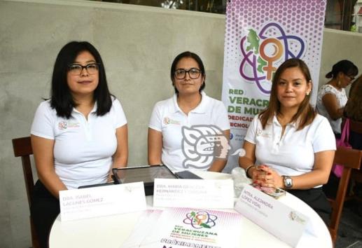 Invitan a mujeres científicas de Veracruz a sumarse a programas para promover su desarrollo