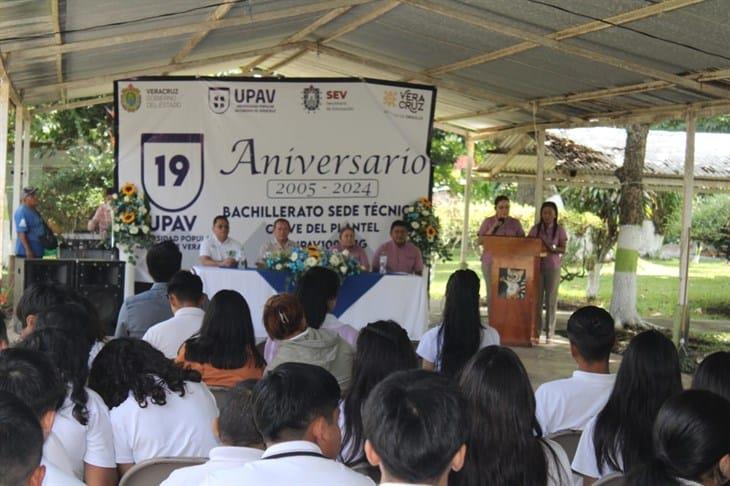 UPAV Técnica de Misantla celebra logros académicos y apoyos a estudiantes