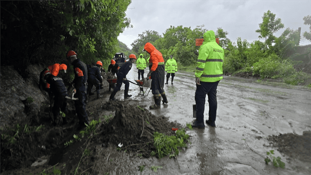 Activan Plan Tajín en carretera Costera del Golfo por intensas lluvias en Veracruz