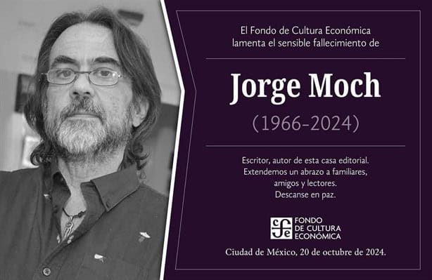 Murió en Xalapa el escritor y periodista Jorge Moch; ¿cuál fue la causa?