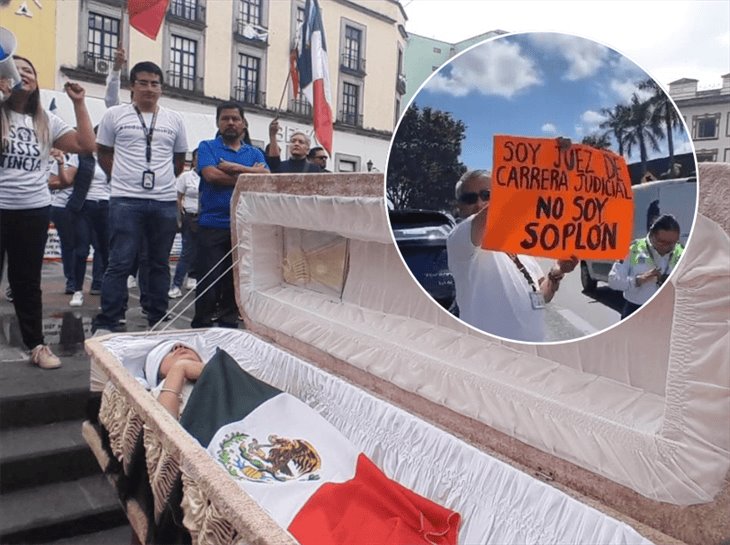 Hay presión para despedir a trabajadores que protestan contra reforma judicial: juez en Xalapa 