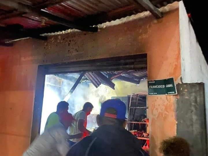 Explota tanque de gas en taquería de Tlalixcoyan; por fortuna aún no había clientes