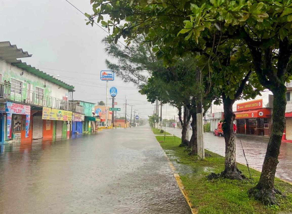 Tormenta Tropical Nadine deja calles inundadas en Nanchital, estas son las más afectadas