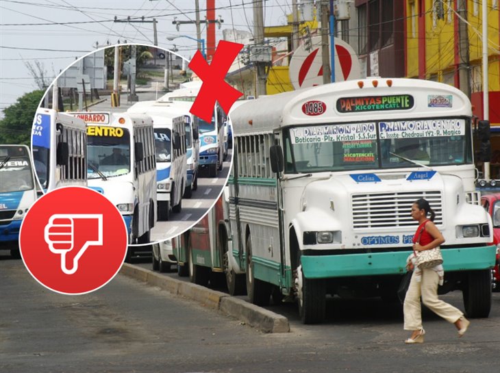 Ranking reprueba transporte público de Veracruz; está lejos de ser profesional