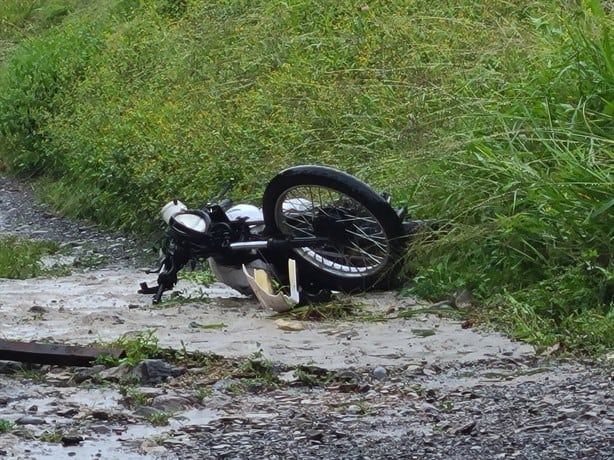 Trágico accidente en Tlapacoyan, motociclista pierde la vida