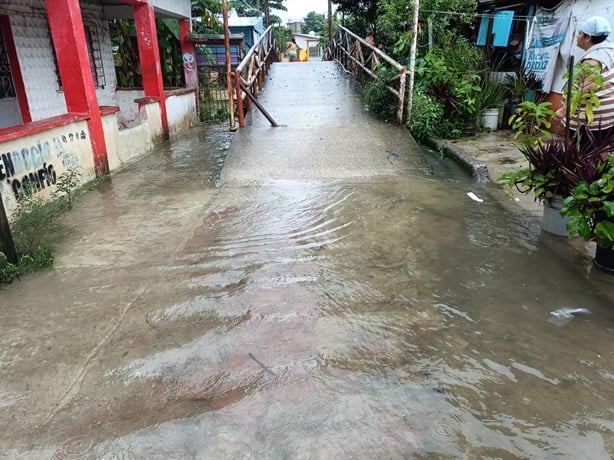 Se desborda el arroyo Nexmegata, familias en alerta ante intensas lluvias en el sur I VIDEO