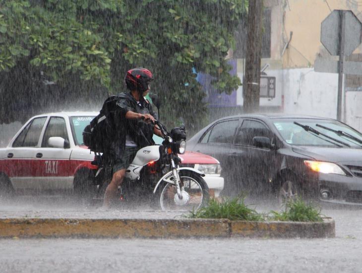 Lluvias continuarán 24 horas más, alerta Protección Civil; así estará el clima en Coatzacoalcos