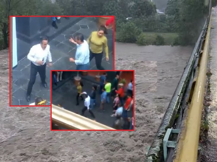 Municipios de Veracruz están bajo el agua, mientras Cuitláhuac García presume baile de Xantolo (+VIDEO)