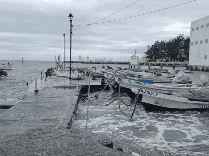 ¿Cuáles son los puertos de Veracruz que han cerrado por inundaciones?