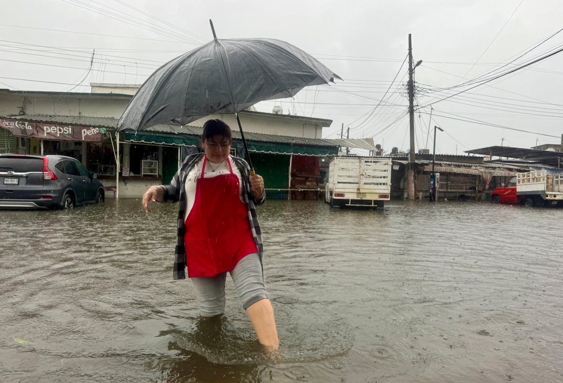 Veracruz acumula más de 300 mm de lluvia en tres días