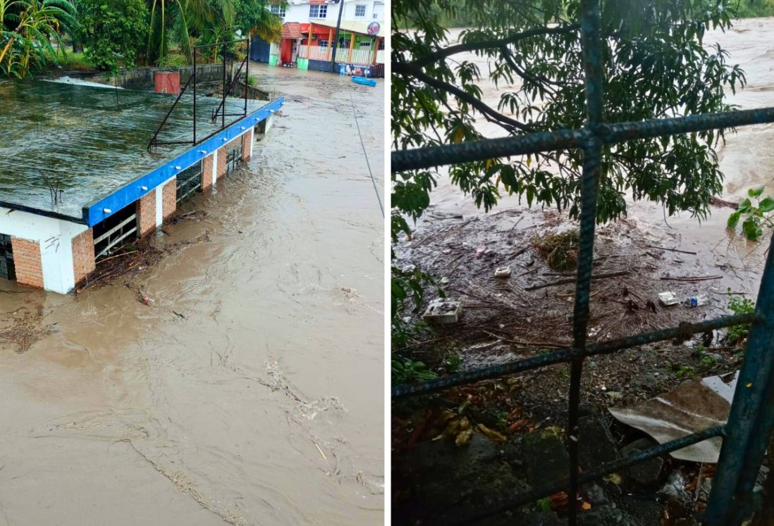 Río Actopan se desborda y provoca inundaciones en Úrsulo Galván: activan refugios